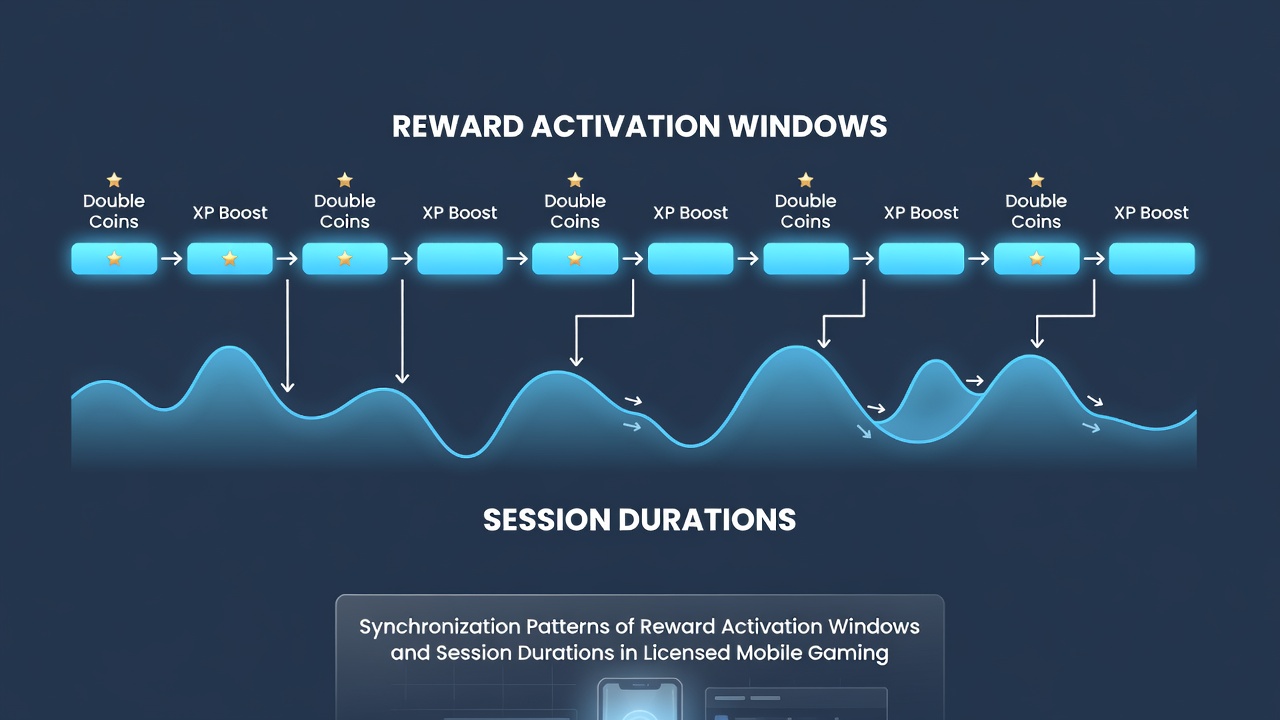 Diagramme zu Synchronisationsmustern in Gaming-Sitzungen