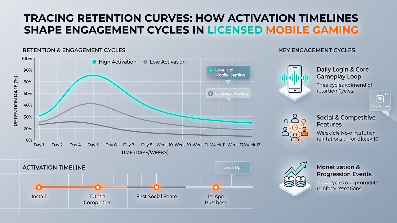 Visualisierung von Engagement-Zyklen und Nutzerretention über mehrere Wochen